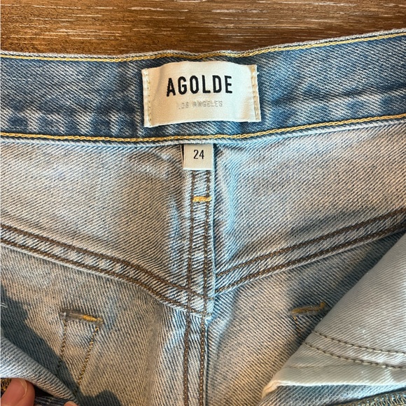Agolde Parker Vintage Cutoff Shorts - Picture 4 of 7